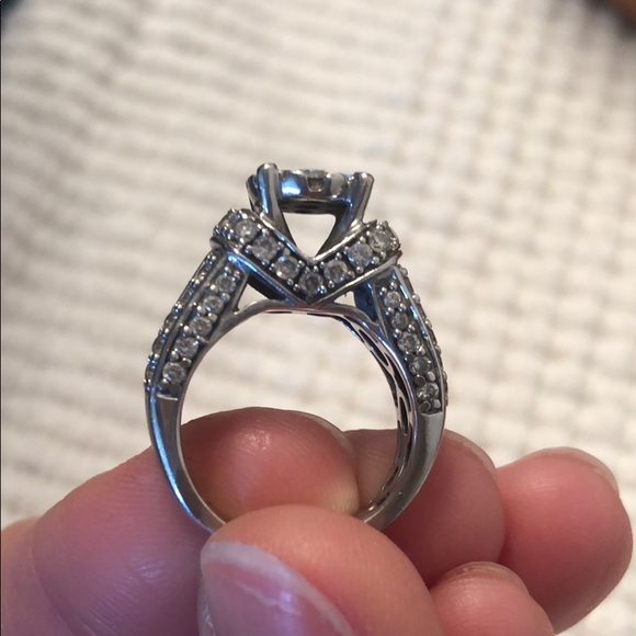 Engagement Ring with Anniversary bands. - Picture 3 of 5